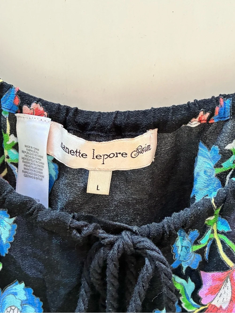 Nanette Lepore black coverup